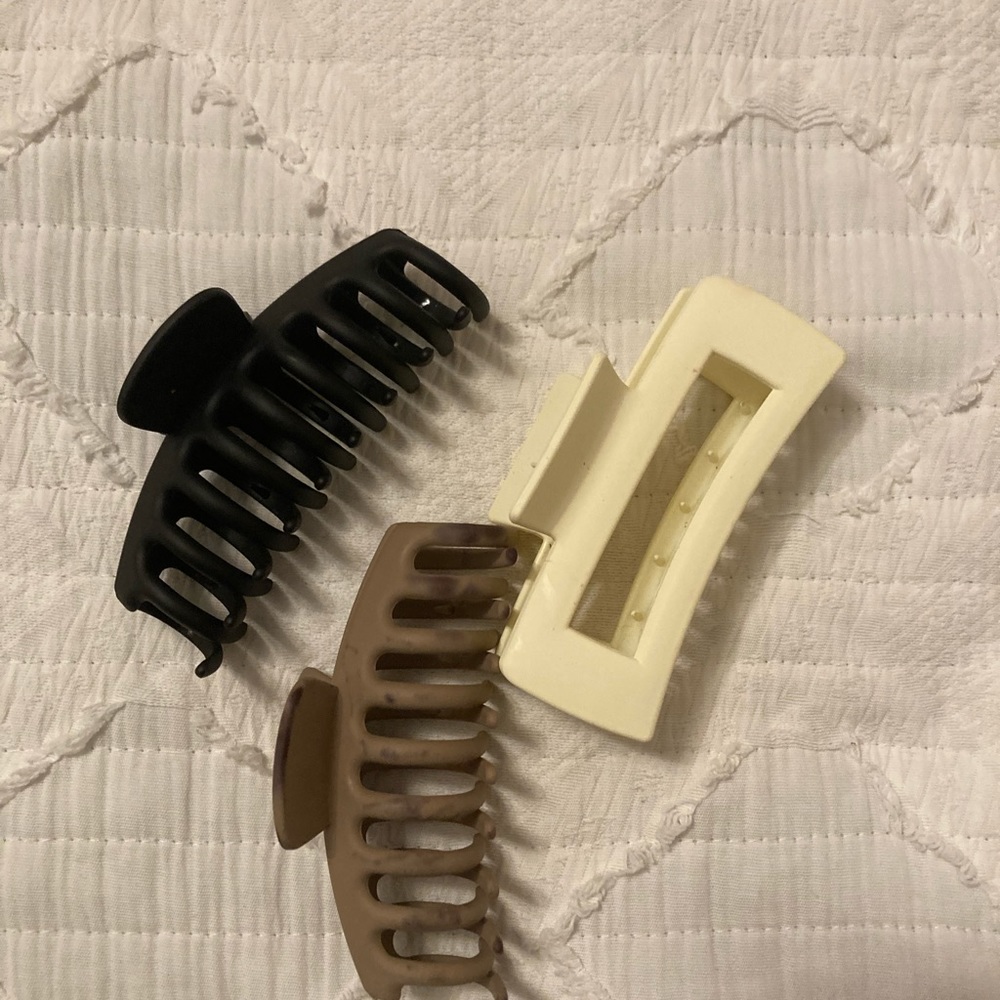 Claw clips (pack of three)